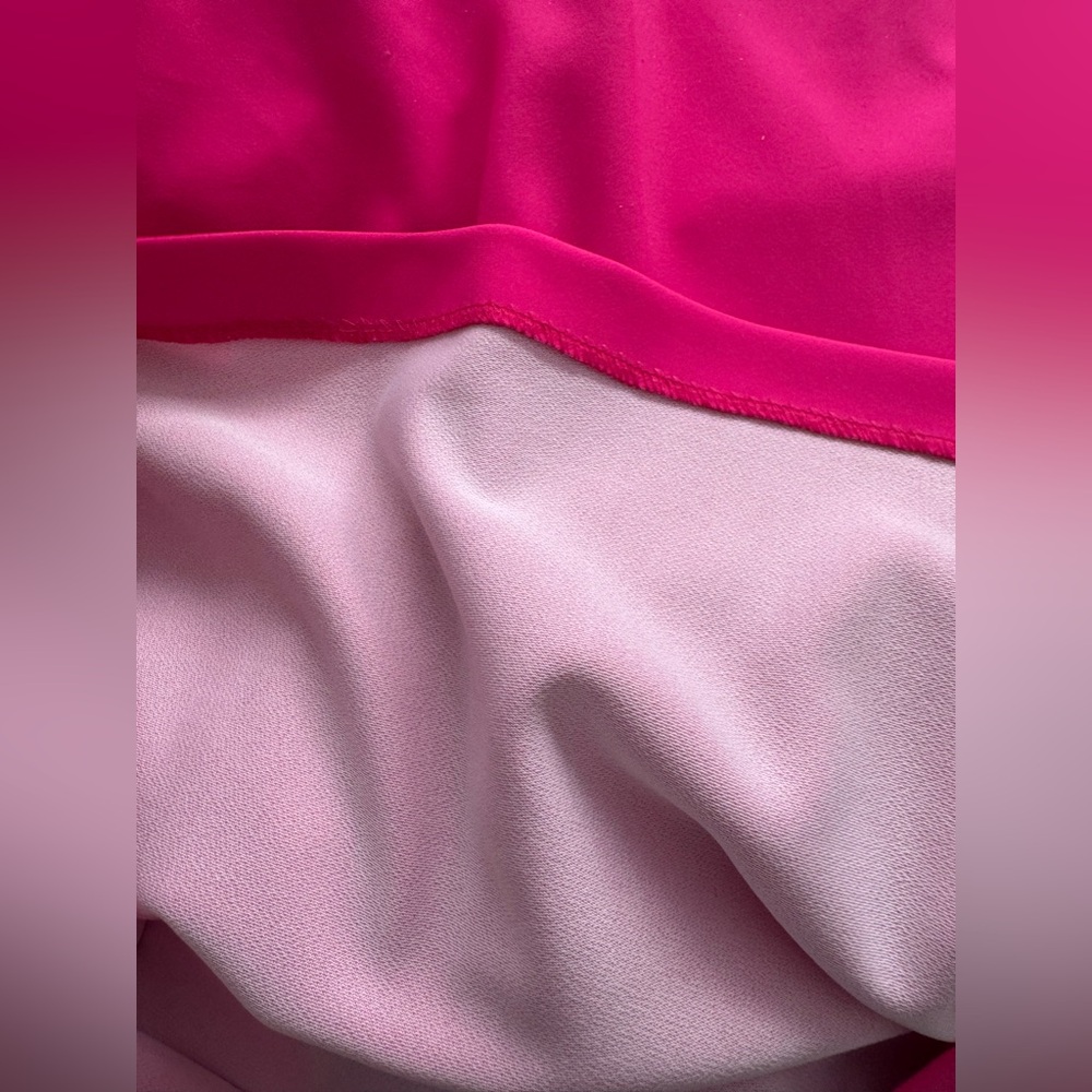 Joseph Ribkoff Fuchsia ruffle Dress - Picture 3 of 14